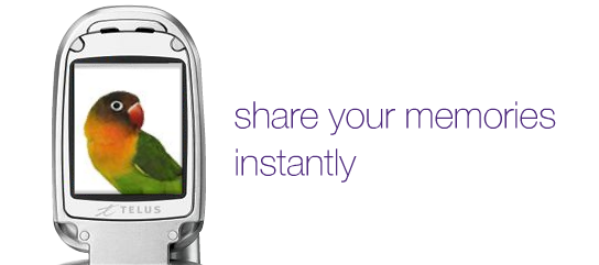  Ad for Telus picture messaging